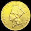 Image 1 : 1878 $3 Gold Piece NICELY CIRCULATED