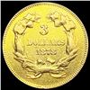 Image 2 : 1878 $3 Gold Piece NICELY CIRCULATED