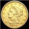 Image 1 : 1853 $2.50 Gold Quarter Eagle CLOSELY UNCIRCULATED