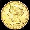 Image 1 : 1873 $2.50 Gold Quarter Eagle CLOSELY UNCIRCULATED