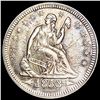 Image 1 : 1853 Arws & Rays Seated Liberty Quarter CLOSELY UN