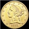 Image 1 : 1881 $5 Gold Half Eagle UNCIRCULATED
