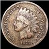 Image 1 : 1873 Indian Head Cent NICELY CIRCULATED