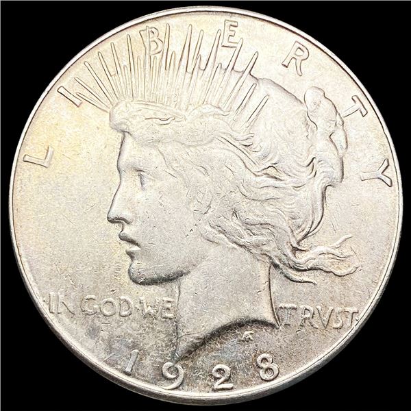1928-S Silver Peace Dollar LIGHTLY CIRCULATED