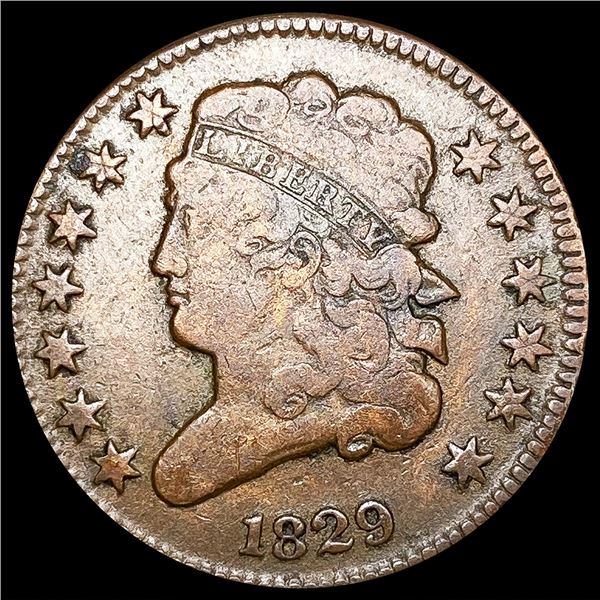 1829 Classic Head Half Cent NICELY CIRCULATED