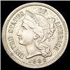 Image 1 : 1883 Nickel Three Cent LIGHTLY CIRCULATED