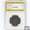 Image 1 : 1817 Large Cent PGA MS61