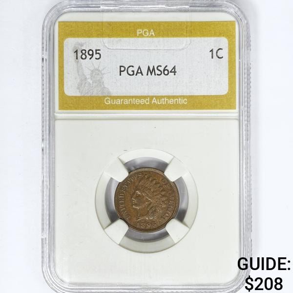 1895 Indian Head Cent PGA MS64