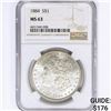 Image 1 : 1884 Morgan Silver Dollar NGC MS63