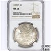 Image 1 : 1890-S Morgan Silver Dollar NGC MS64