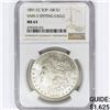 Image 1 : 1891-CC Morgan Silver Dollar NGC MS63 VAM-3 Spit.