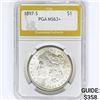 1897-S Morgan Silver Dollar PGA MS63+