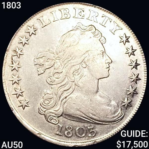 1803 Draped Bust Dollar ABOUT UNCIRCULATED