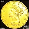 Image 1 : 1846 Gold Half Eagle Early Date CLOSELY UNC