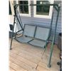 Image 2 : Outdoor Swinging Bench (63"H X 62"W X 49"D)