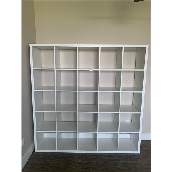 Large Wooden Shelving Unit (72"H x 72"W x 15.5"D)