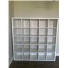 Image 1 : Large Wooden Shelving Unit (72"H x 72"W x 15.5"D)