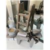 Image 2 : Assortment of Home Decor (Lamp, Miniature Ladder, and More!)