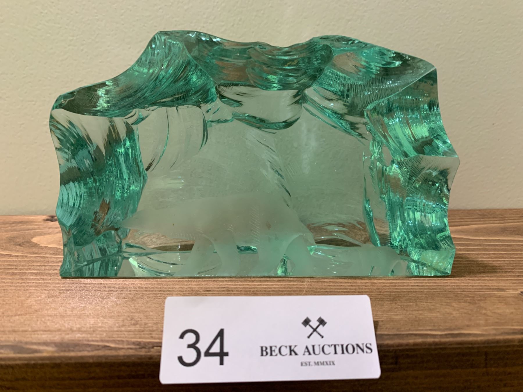 Beautiful Glass Carving of Polar Bear and Cub by Vicke Lindstrand ...
