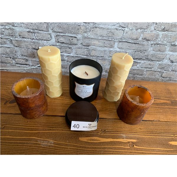 Assortment of Candles (Real and Electronic)