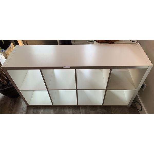 Rectangular Wooden Shelving Unit (30"H x 57.75"W x 15.5"D)