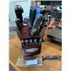 Image 1 : Cuisinart Knife Block w/ an Assortment of Knives