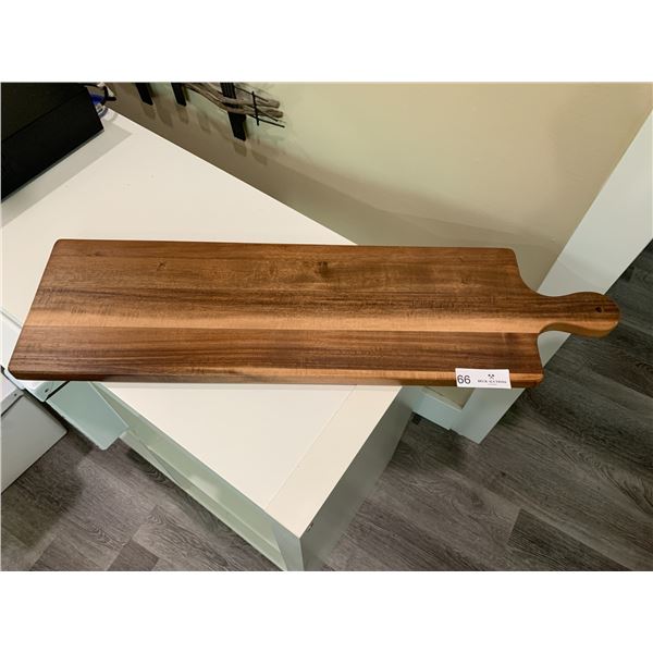 Wooden Charcuterie Board (31.5"Lx 8.5"W)