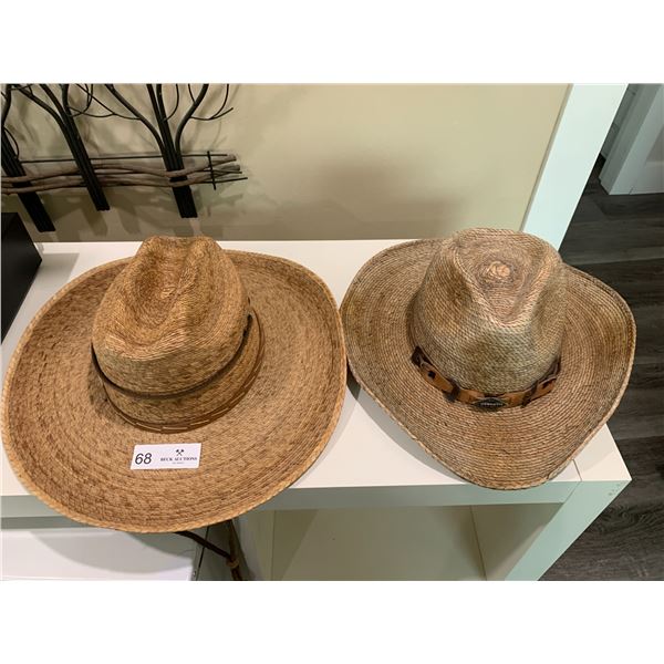 2 x Cowboy Hats - Texas Hat Company Inc. and Stetson