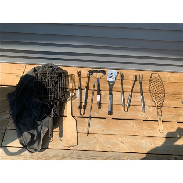 Assortment of Grilling Tools