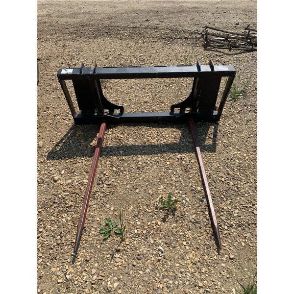 HLA Skid Steer Double Prong Bale Attachment (Model 19LA79534)