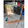 Image 4 : Vintage Wooden Vanity Table w/ Stool (29"H x 42"W x 18.5"D)