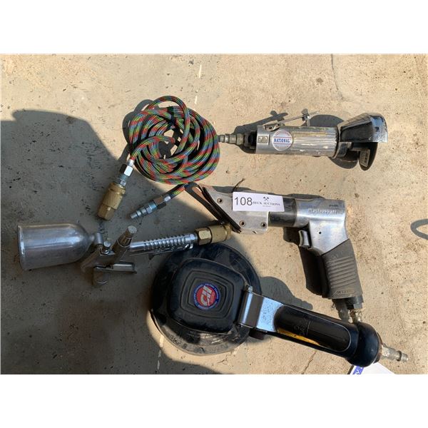 Assortment of Pneumatic Tools