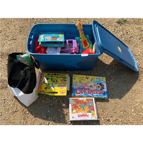 Assortment of Children's Toys and Games