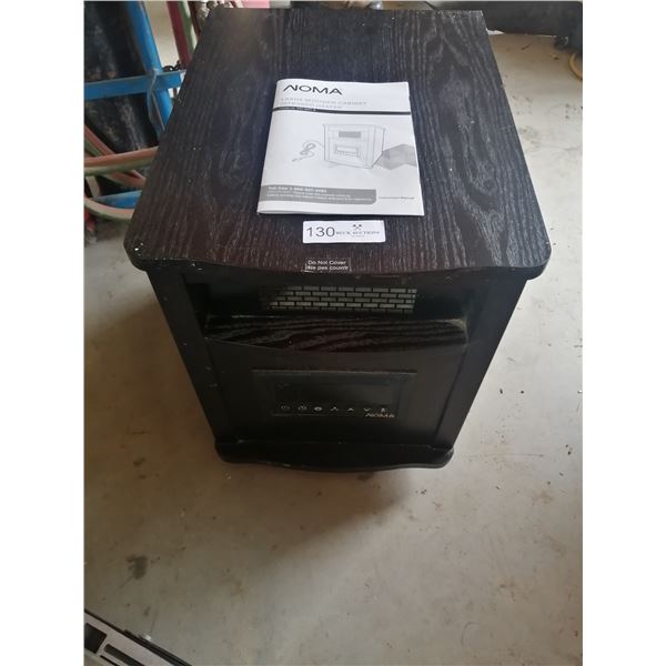 NOMA Large Wooden Cabinet Infrared Heater (Model No. 043-5107-6)