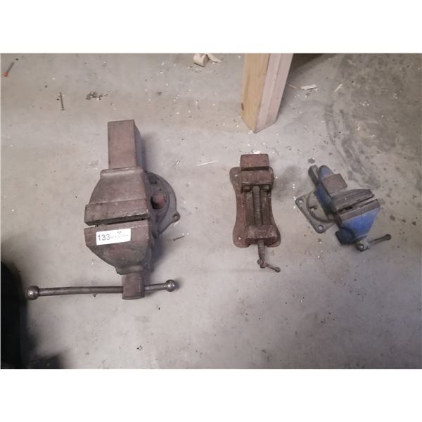 3 x Table Vises