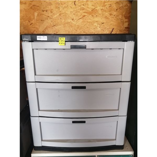 Plastic Storage Unit (36"H x 30"W x 20"D) Beck Auctions Inc.
