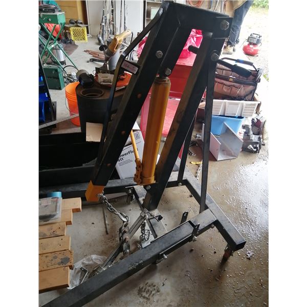 Black Jack 8 Ton Shop Crane w/ 2 Ton Hydraulic Engine Hoist
