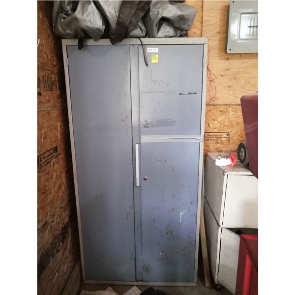 Metal Storage Cabinet (CONTENTS NOT INCLUDED) (72"H x 36"W x 20"D)