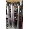 Image 1 : Assortment of Heating Vent Pipes - 4 x 5"; 2x 6"; 4 x 4"; 3 x 4" 90s; and 5 x 6" 90s.