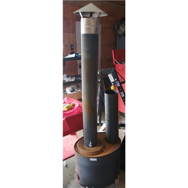 Wood-Burning Stove (80"H)