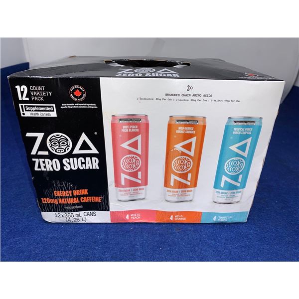 Zoa Zero Sugar Energy Drink Variety Pack (12 x 355ml)
