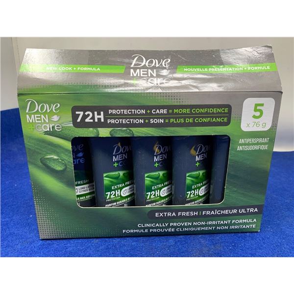 Dove Men Care Extra Fresh Deodorant (5 x 76g)