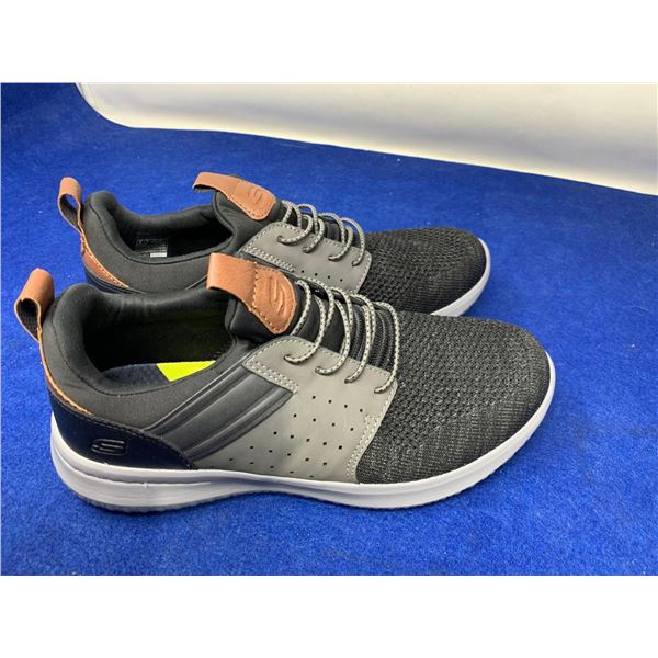 Skechers Stretch Fit Air-Cooled Memory Foam Shoes, Black (size 8)