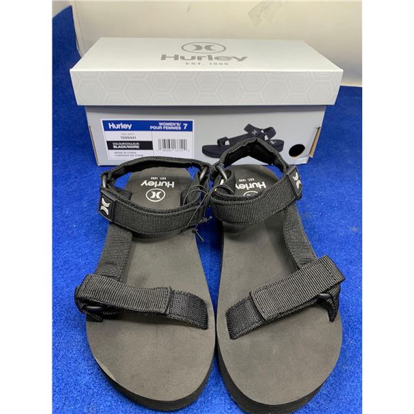Hurley Sandals (size 7 Women's ) Black