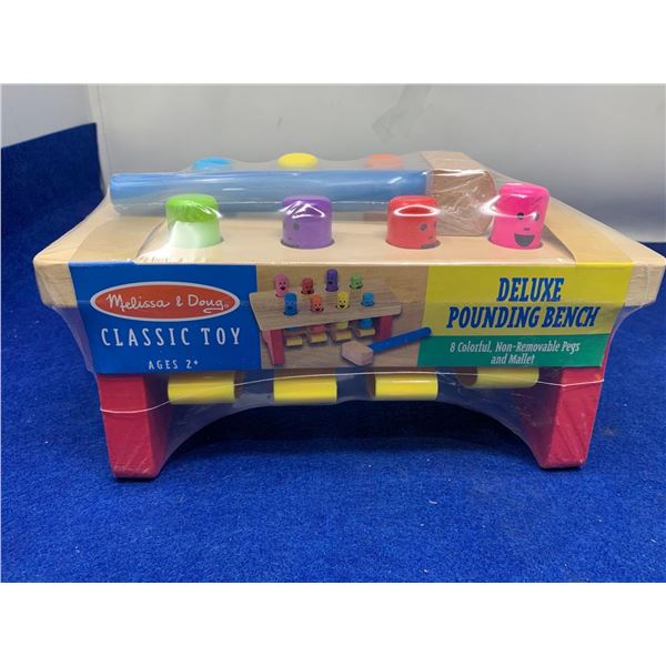 Melissa & Doug Classic Toy-Deluxe Pounding Bench