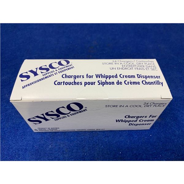 Sysco Chargers for Whipped Cream Dispenser (24 chargers)