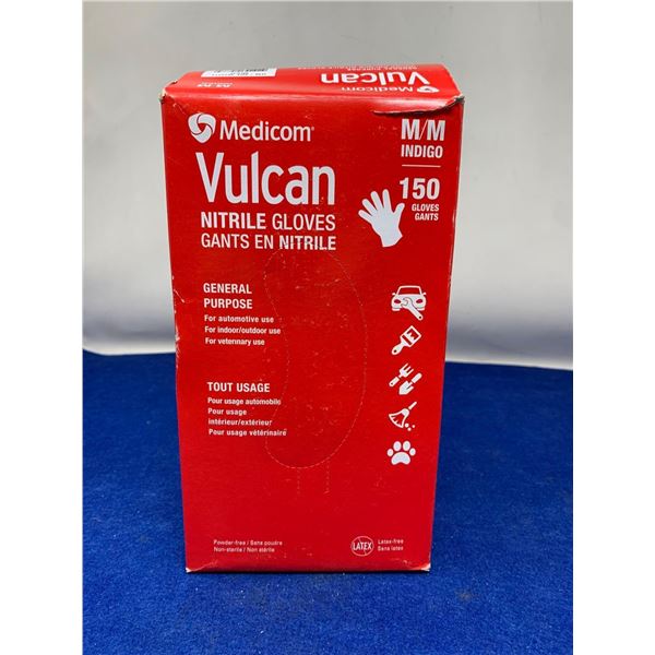 Mediocom Vulcan Nitrile Gloves (M) 150 Gloves