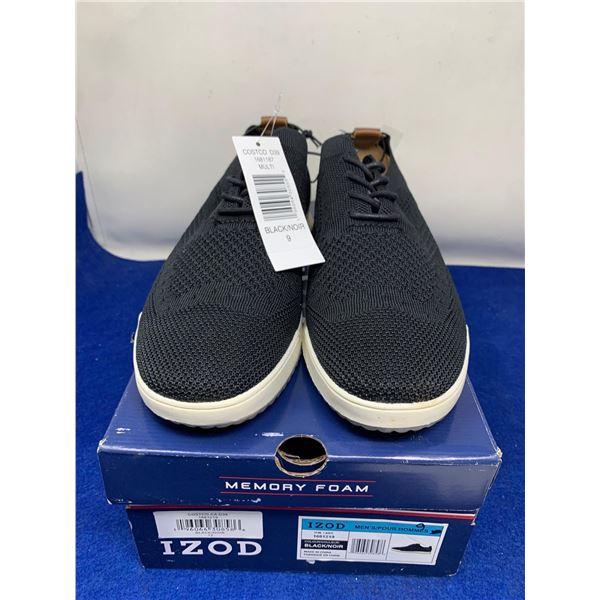 Izod Memory Foam Black Mens Shoe (size 9)