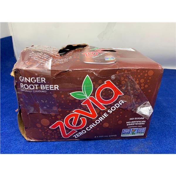 Zevia Ginger Root Beer (6 x 355ml)