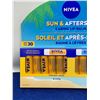 Image 2 : Nivea Sun & Aftersun Caring Lip Balm  with SPF 30